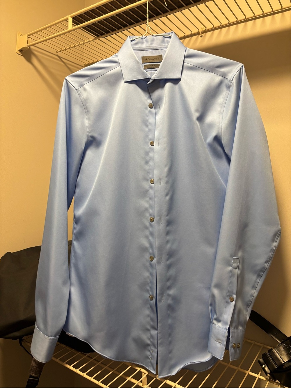 Calvin Klein Sky Blue Men's Dress Shirt